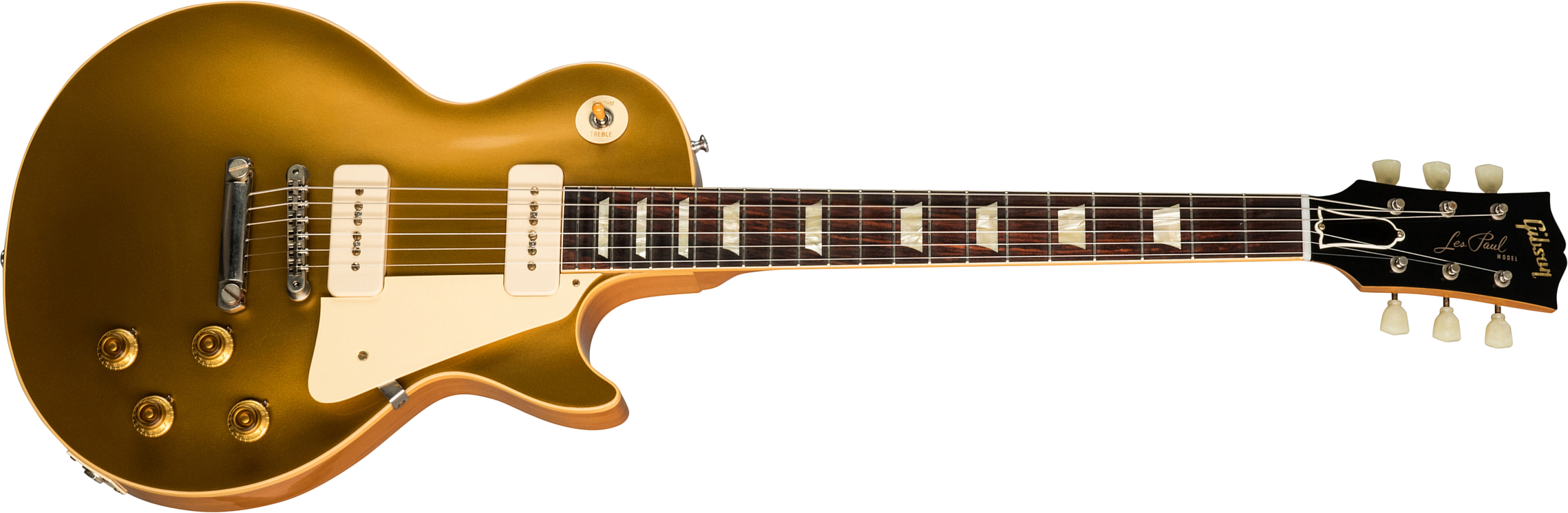 Gibson Custom Shop Les Paul Goldtop 1956 Reissue 2019 2p90 Ht Rw - Vos Double Gold - Single-Cut-E-Gitarre - Main picture