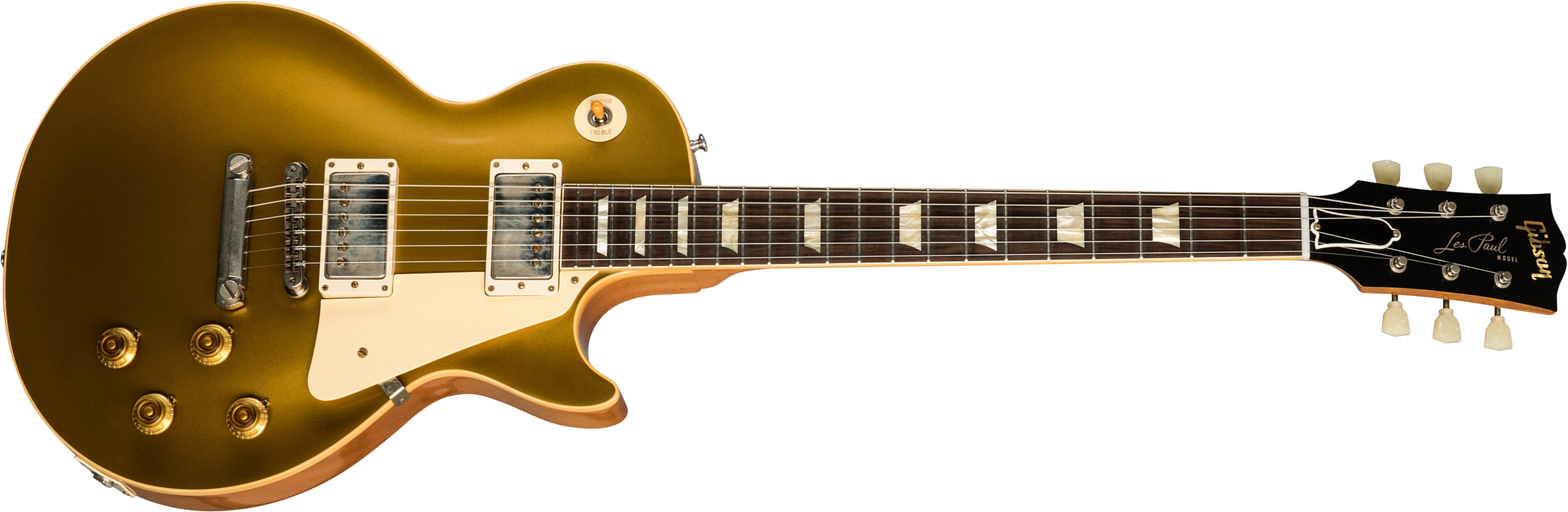 Gibson Custom Shop Les Paul Goldtop 1957 Reissue 2019 2h Ht Rw - Vos Double Gold - Single-Cut-E-Gitarre - Main picture