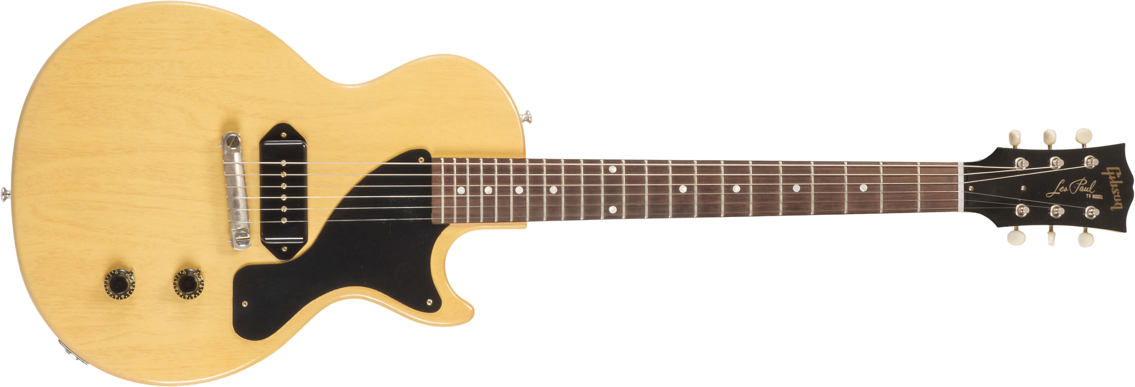 Gibson Custom Shop Les Paul Junior Single Cut 1957 Reissue P90 Ht Rw #72913 - Murphy Lab Ultra Light Aged Tv Yellow - Single-Cut-E-Gitarre - Main pict