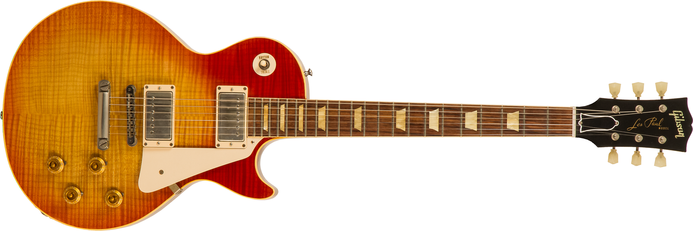 Gibson Custom Shop Les Paul Les Paul 1959 Southern Rock Tribute 2h Rw #srt0021 - Vos Reverse Burst - Single-Cut-E-Gitarre - Main picture