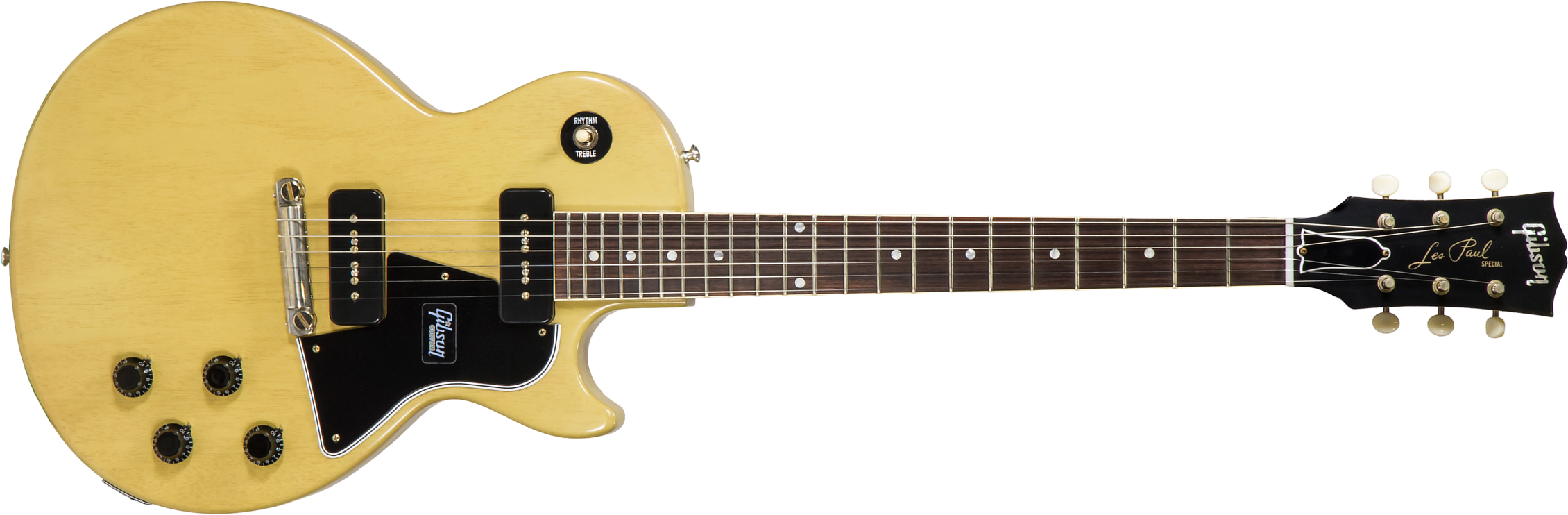Gibson Custom Shop Les Paul Special 1957 Single Cut Reissue 2p90 Ht Rw - Vos Tv Yellow - Single-Cut-E-Gitarre - Main picture