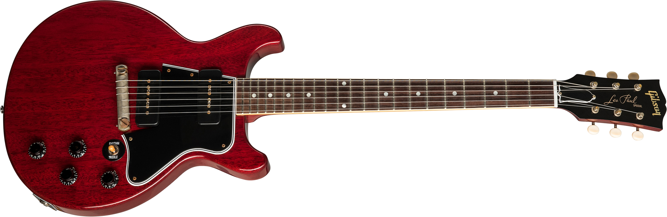 Gibson Custom Shop Les Paul Special 1960 Double Cut Reissue 2p90 Ht Rw - Vos Cherry Red - Single-Cut-E-Gitarre - Main picture