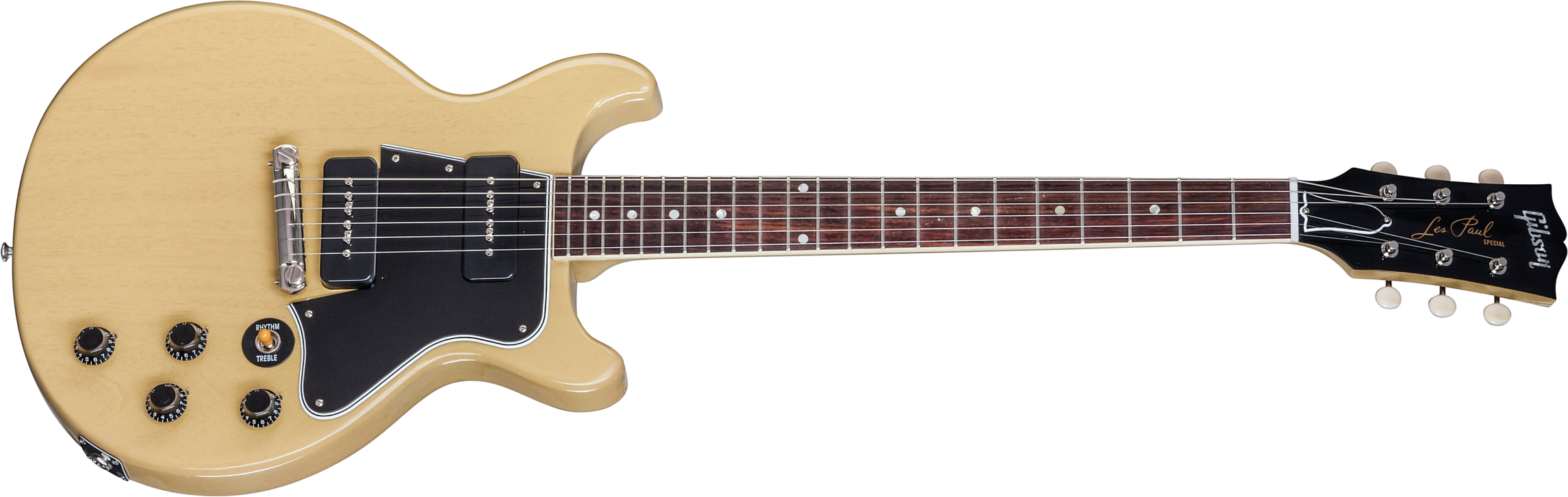 Gibson Custom Shop Les Paul Special Double Cut 2p90 Ht Rw - Tv Yellow - Double Cut E-Gitarre - Main picture
