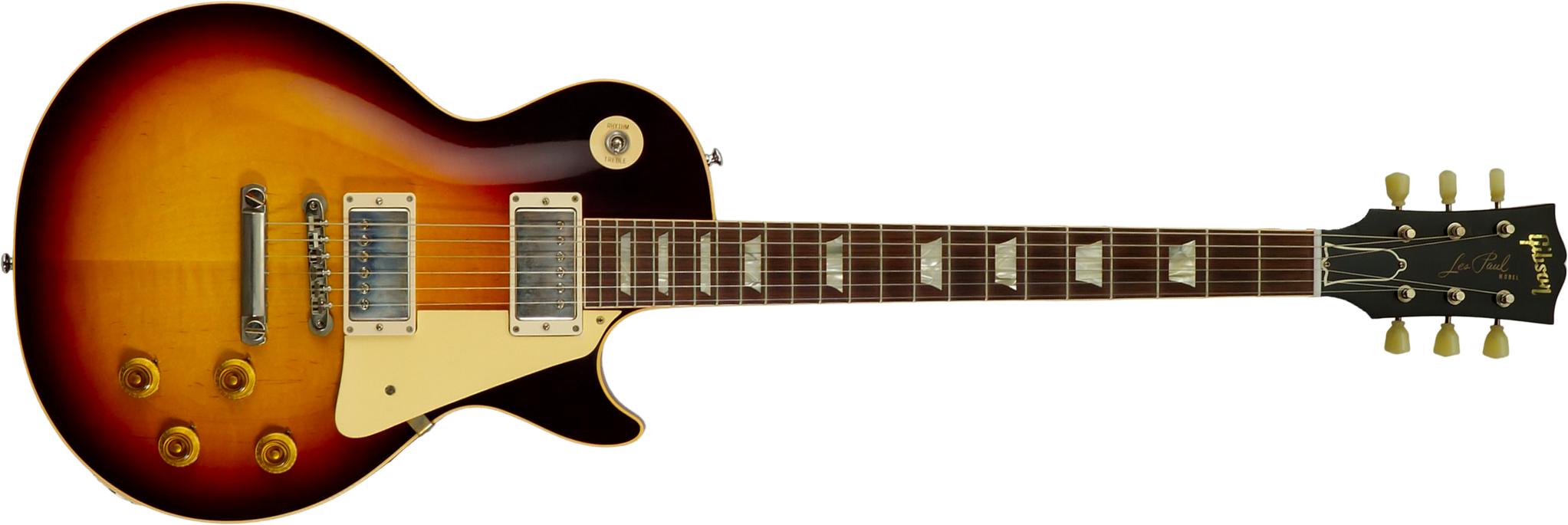 Gibson Custom Shop Les Paul Standard 1958 Reissue 2h Th Rw #831395 - Murphy Lab Ultra Light Aged Bourbon Burst - Single-Cut-E-Gitarre - Main picture