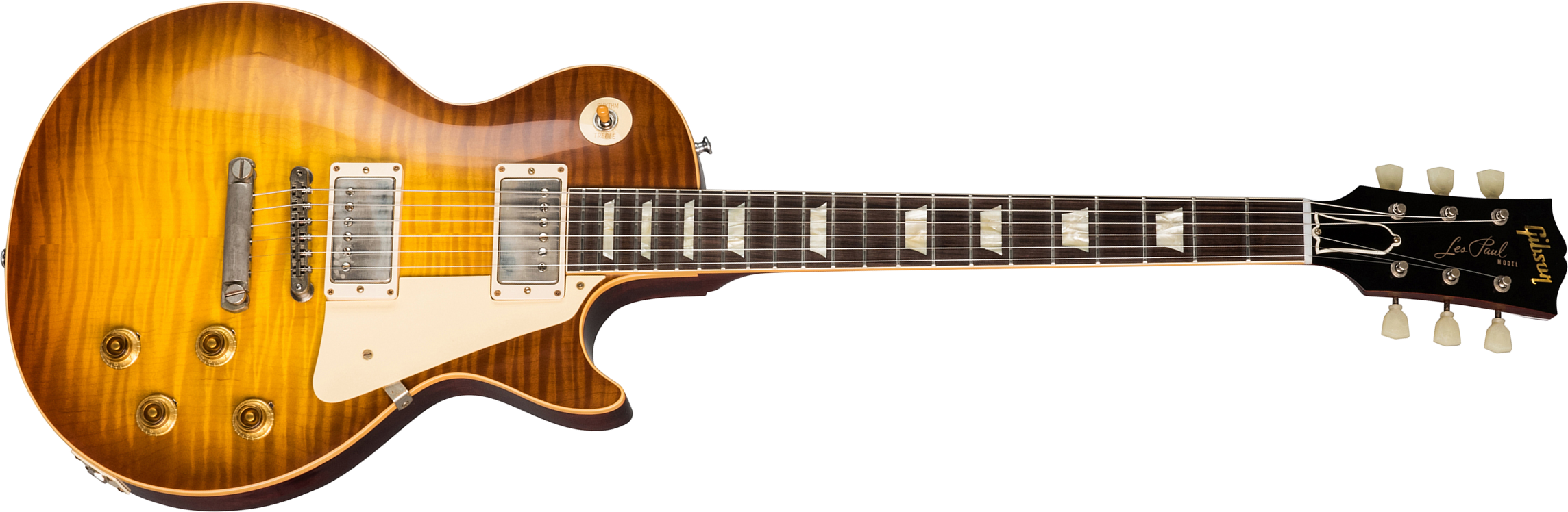 Gibson Custom Shop Les Paul Standard 1959 60th Anniversary Bolivian Rw - Vos Royal Teaburst - Single-Cut-E-Gitarre - Main picture