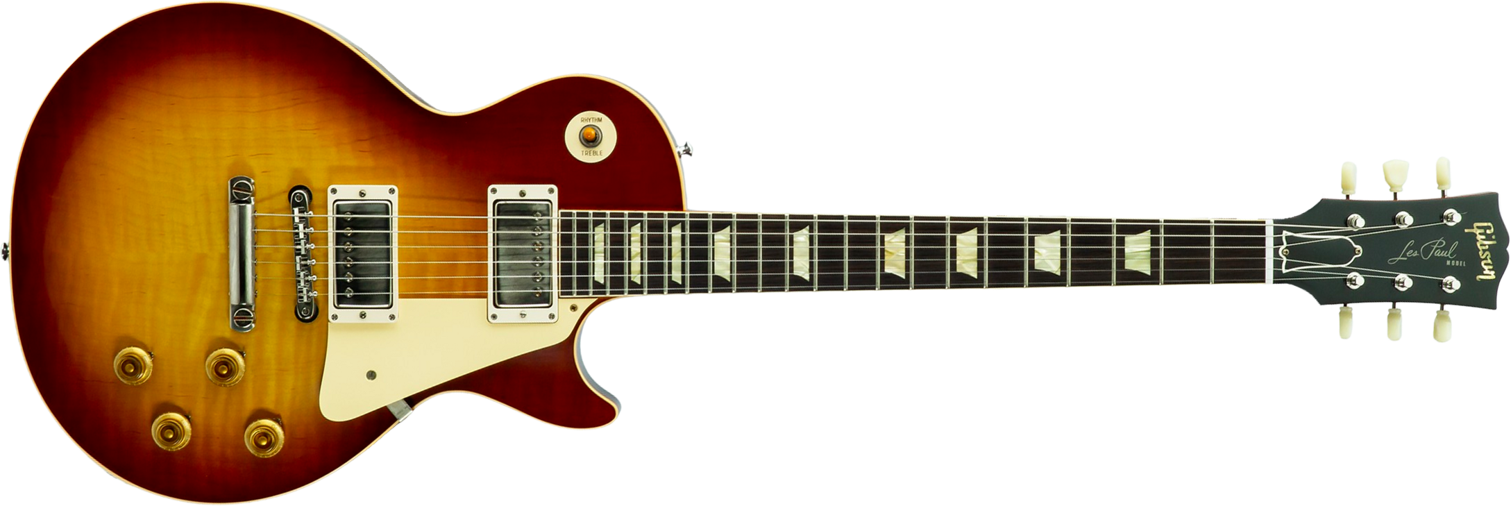 Gibson Custom Shop Les Paul Standard 1959 Reissue 2h Ht Rw #951086 - Vos Iced Tea Burst - Single-Cut-E-Gitarre - Main picture