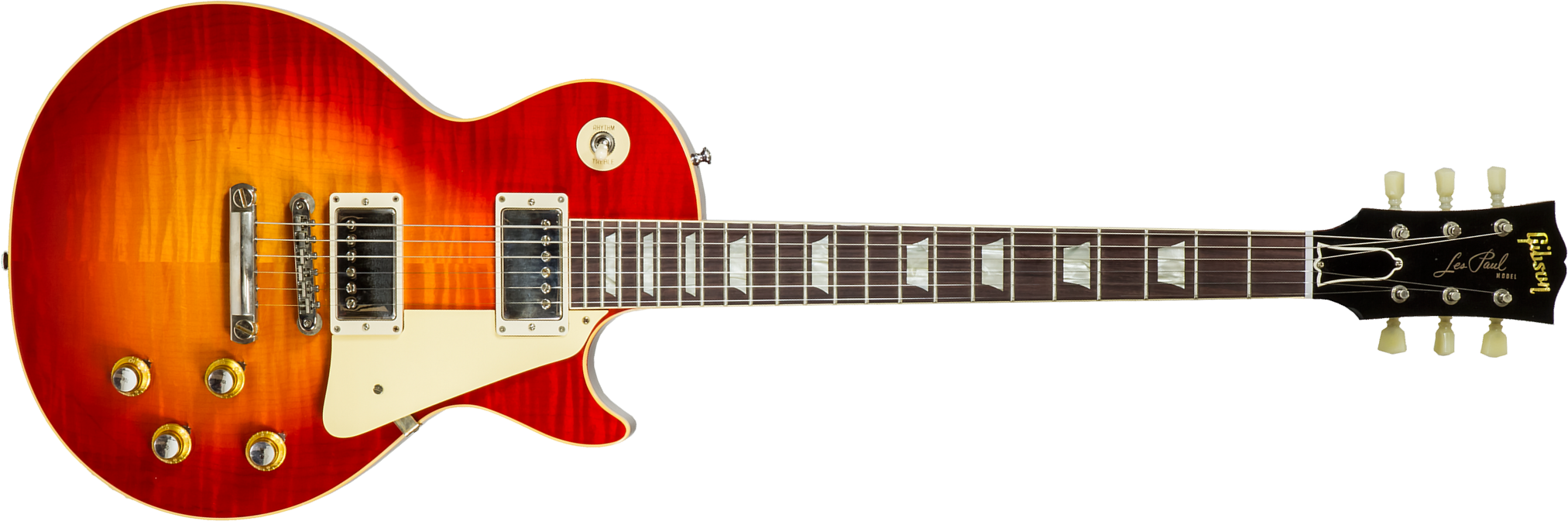 Gibson Custom Shop Les Paul Standard 1960 Reissue 2h Ht Rw #03362 - Murphy Lab Ultra Light Aged Wide Tomato Burst - Single-Cut-E-Gitarre - Main pictur
