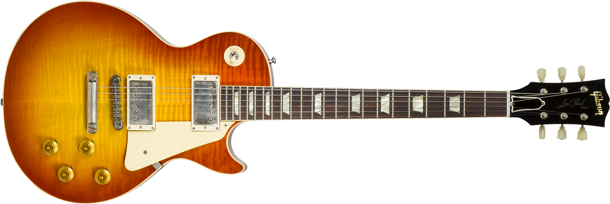 Gibson Custom Shop Les Paul Standard 1960 V1 60th Anniversary #001496 - Vos Antiquity Burst - Single-Cut-E-Gitarre - Main picture