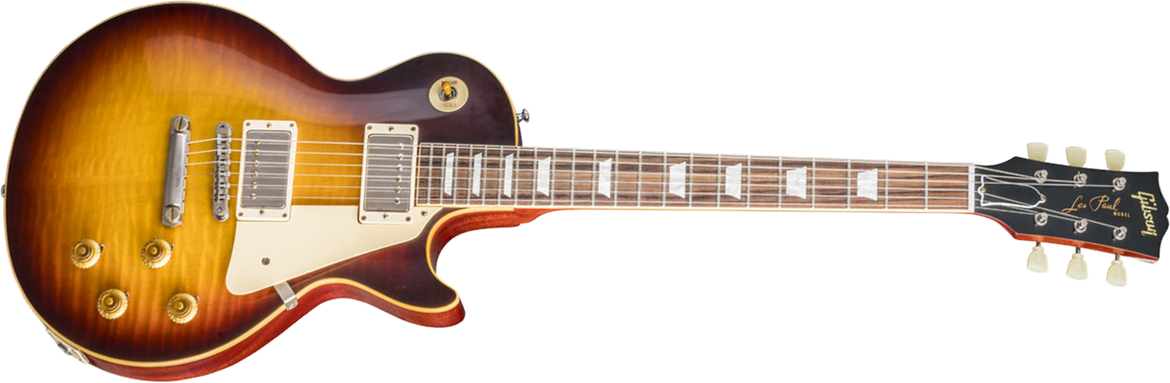 Gibson Custom Shop Les Paul Standard Burstdriver 2h Ht Rw #871302 - Vos Havana Fade - Single-Cut-E-Gitarre - Main picture