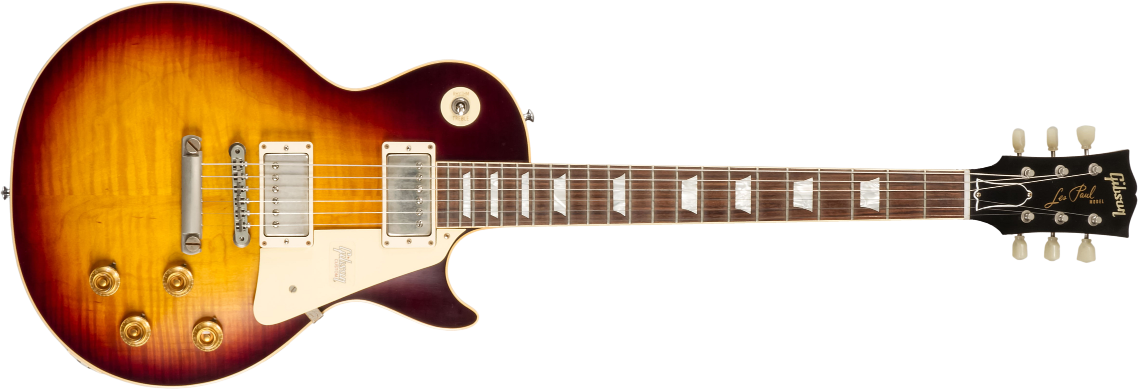 Gibson Custom Shop Les Paul Standard Burstdriver 2h Ht Rw #871302 - Vos Havana Fade - Single-Cut-E-Gitarre - Main picture