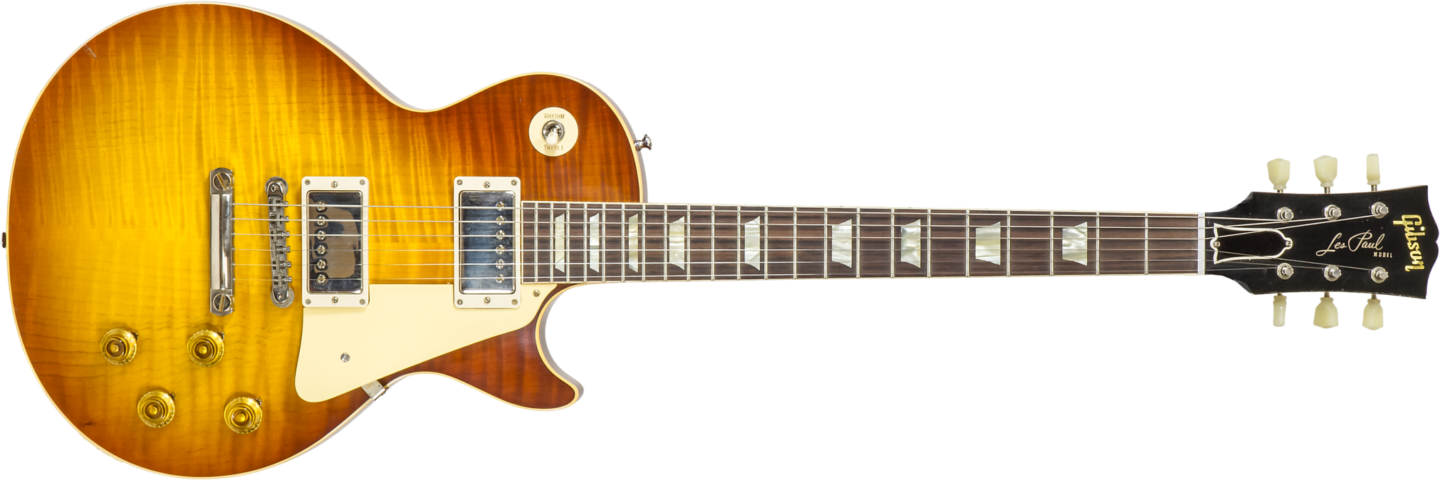 Gibson Custom Shop M2m Les Paul Standard 1959 2h Ht Rw #933187 - Murphy Lab Light Aged Slow Ice Tea Fade - Single-Cut-E-Gitarre - Main picture