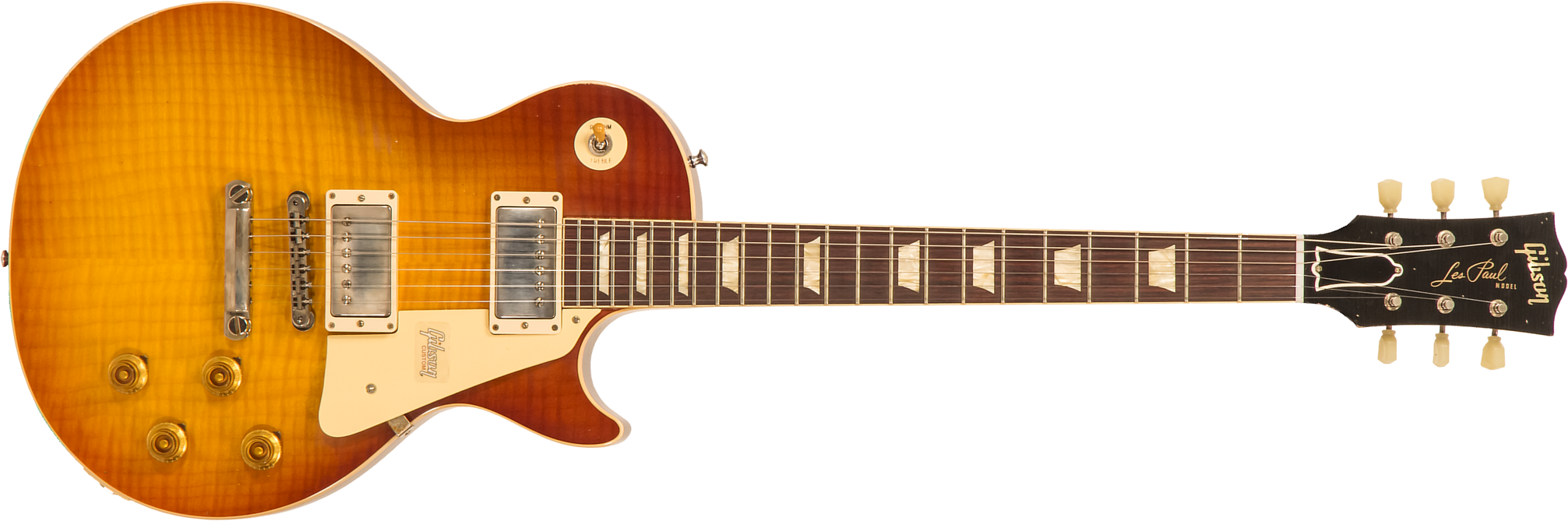 Gibson Custom Shop M2m Les Paul Standard 1959 60th Anniversary 2h Ht Rw #993516 - Vos Royal Teaburst - Single-Cut-E-Gitarre - Main picture
