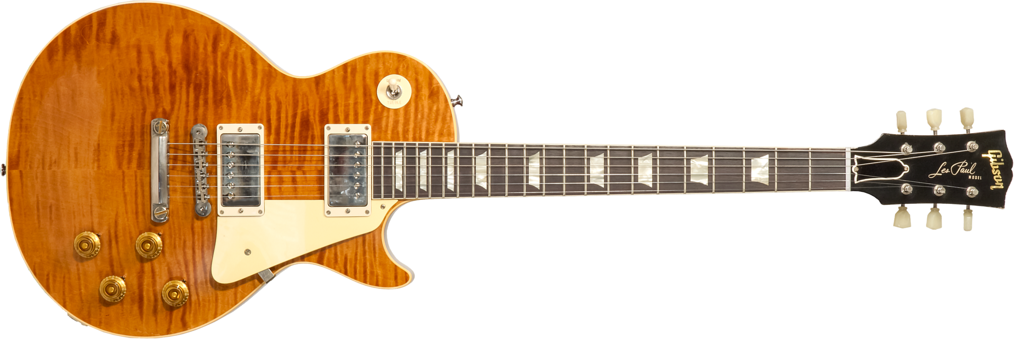 Gibson Custom Shop M2m Les Paul Standard 1959 Reissue 2h Ht Rw #932121 - Murphy Lab Light Aged Mojave Burst - Single-Cut-E-Gitarre - Main picture