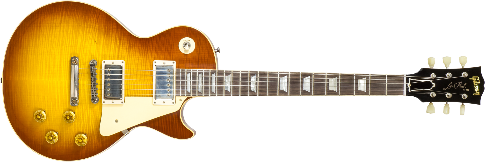 Gibson Custom Shop M2m Les Paul Standard 1959 Reissue 2h Ht Rw #934307 - Murphy Lab Ultra Light Aged Iced Tea Burst - Single-Cut-E-Gitarre - Main pict