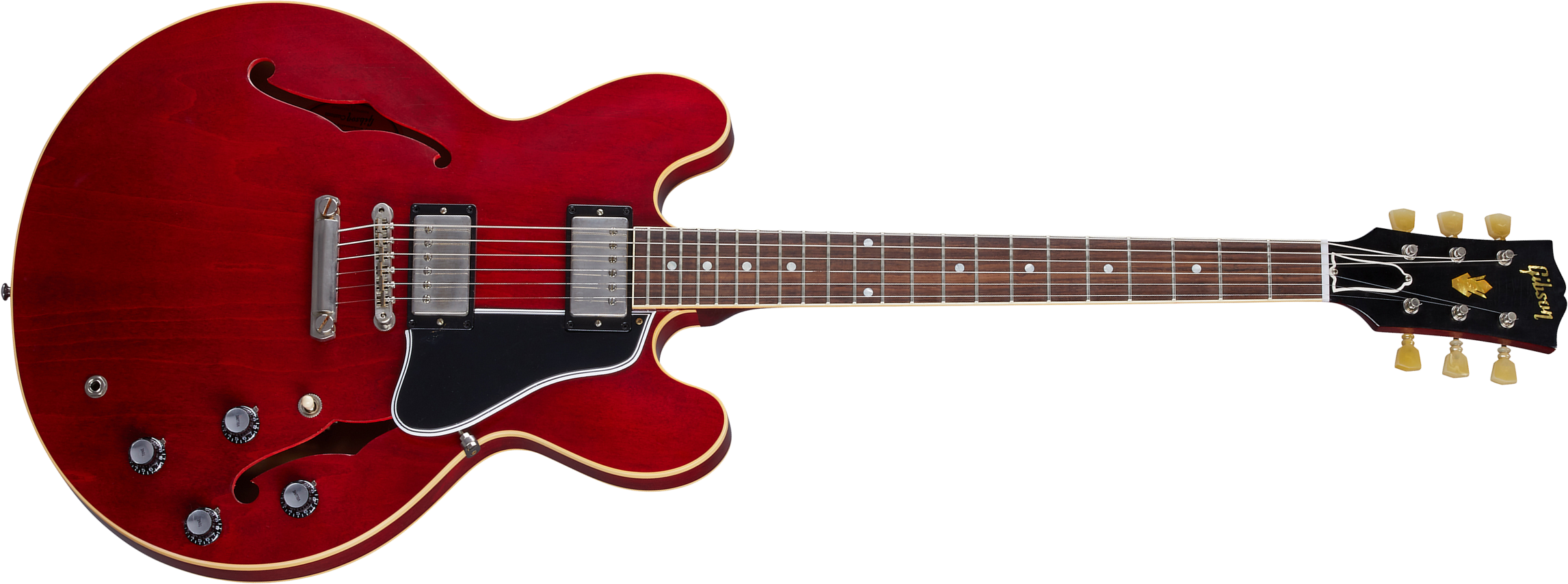 Gibson Custom Shop Murphy Lab Es-335 1961 Reissue 2h Ht Rw - Ultra Light Aged Sixties Cherry - Semi-Hollow E-Gitarre - Main picture