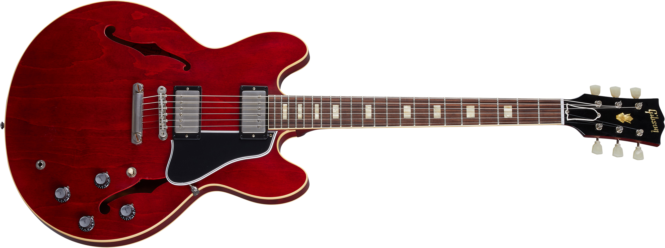Gibson Custom Shop Murphy Lab Es-335 1964 Reissue 2h Ht Rw - Ultra Light Aged Sixties Cherry - Semi-Hollow E-Gitarre - Main picture