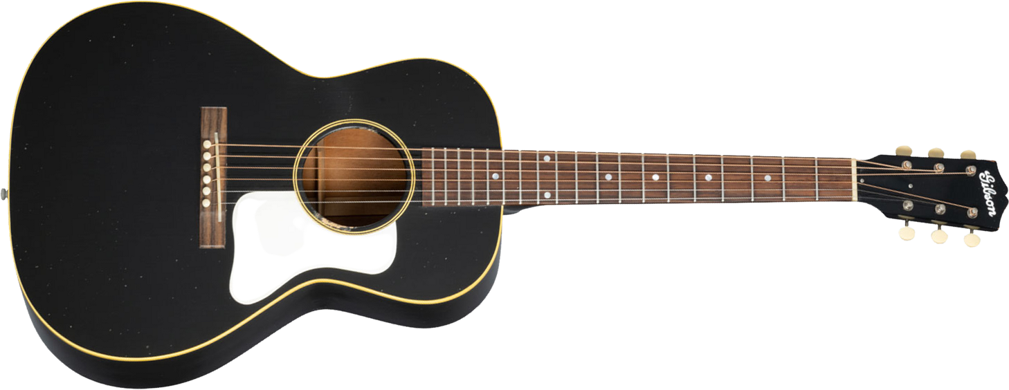 Gibson Custom Shop Murphy Lab L-00 1933 Parlor Epicea Acajou Eb - Ebony Light Aged - Folk-Gitarre - Main picture