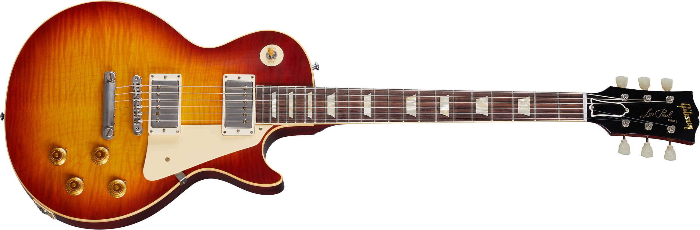 Gibson Custom Shop Murphy Lab Les Paul Standard 1959 Reissue 2h Ht Rw - Ultra Light Aged Sunrise Teaburst - Single-Cut-E-Gitarre - Main picture