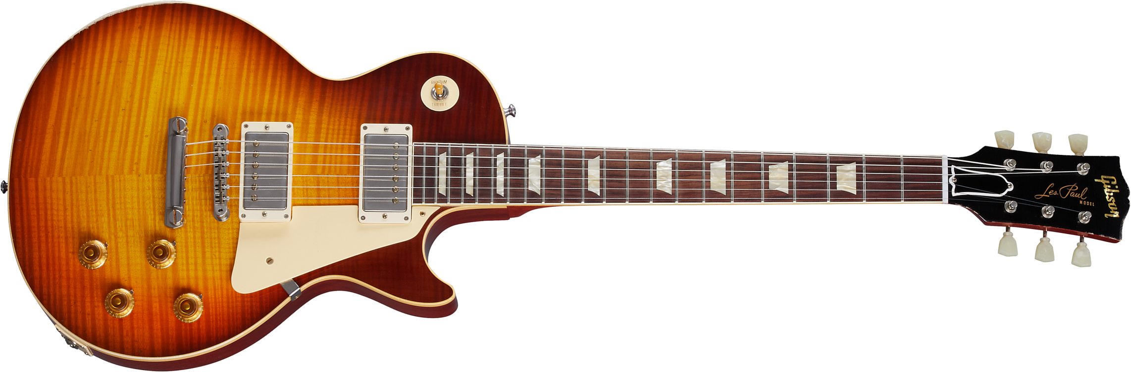 Gibson Custom Shop Murphy Lab Les Paul Standard 1959 Reissue 2h Ht Rw - Light Aged Royal Tea Burst - Single-Cut-E-Gitarre - Main picture