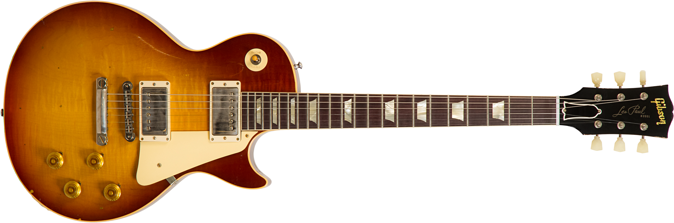 Gibson Custom Shop Murphy Lab Les Paul Standard 1959 Reissue #901318 - Light Aged Royal Tea Burst - Single-Cut-E-Gitarre - Main picture