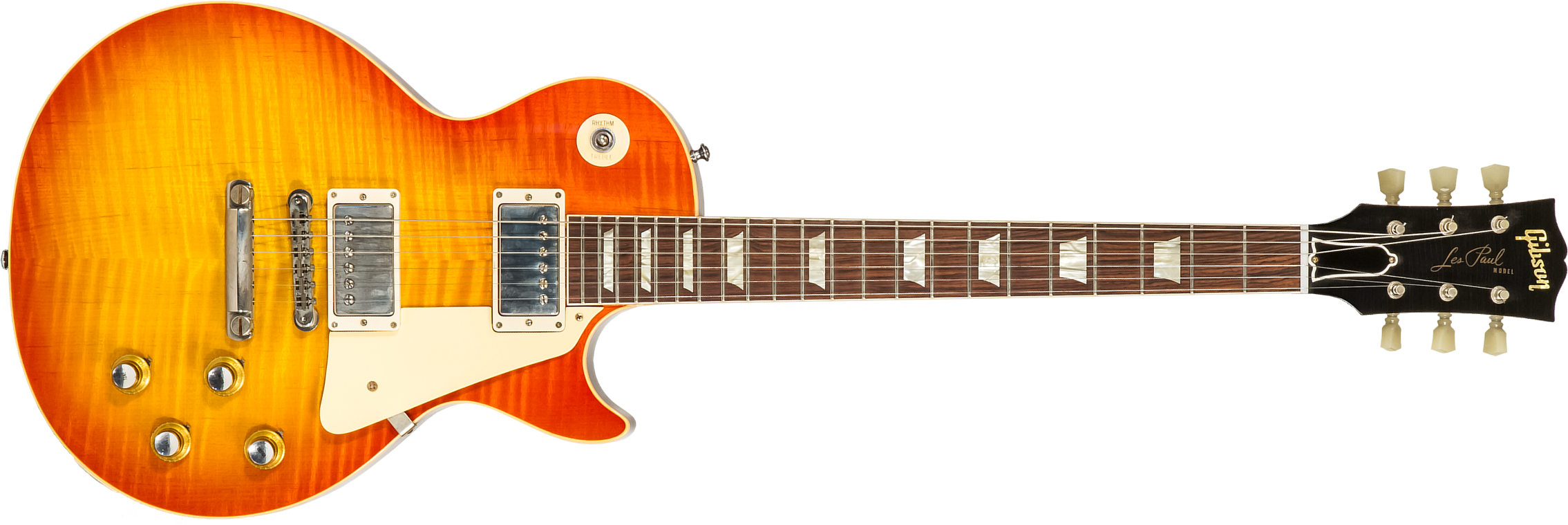 Gibson Custom Shop Murphy Lab Les Paul Standard 1960 Reissue 2h Ht Rw #001189 - Ultra Light Aged Orange Lemon Fade Burst - Single-Cut-E-Gitarre - Main