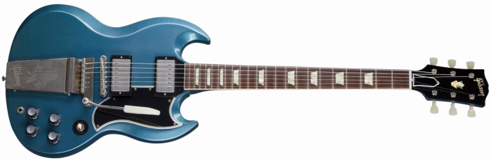 Gibson Custom Shop Murphy Lab 1964 SG Standard Maestro Reissue - Ultra light aged pelham blue