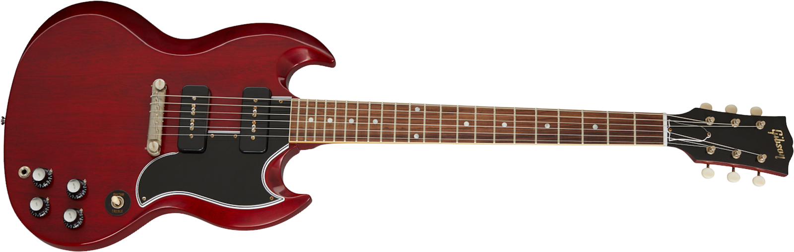 Gibson Custom Shop Sg Special 1963 Reissue 2p90 Ht Rw - Vos Cherry Red - Double Cut E-Gitarre - Main picture