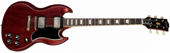 Gibson Custom Shop 1961 SG Standard Reissue Stop Bar - Vos cherry red