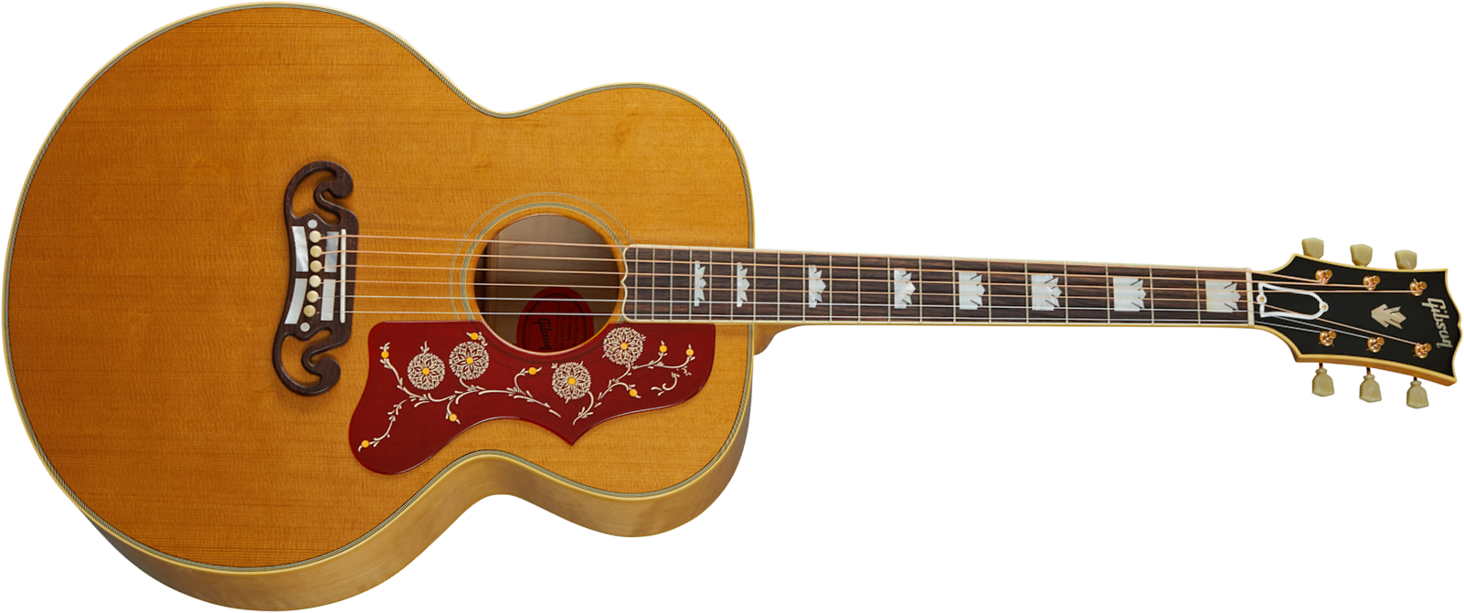 Gibson Custom Shop Sj-200 1957 Super Jumbo Epicea Erable Rw - Vos Antique Natural - Westerngitarre & electro - Main picture