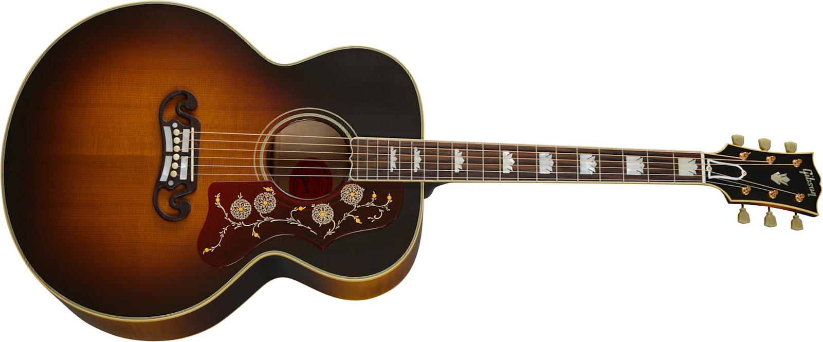 Gibson Custom Shop Sj-200 1957 Super Jumbo Epicea Erable Rw - Vos Vintage Sunburst - Westerngitarre & electro - Main picture