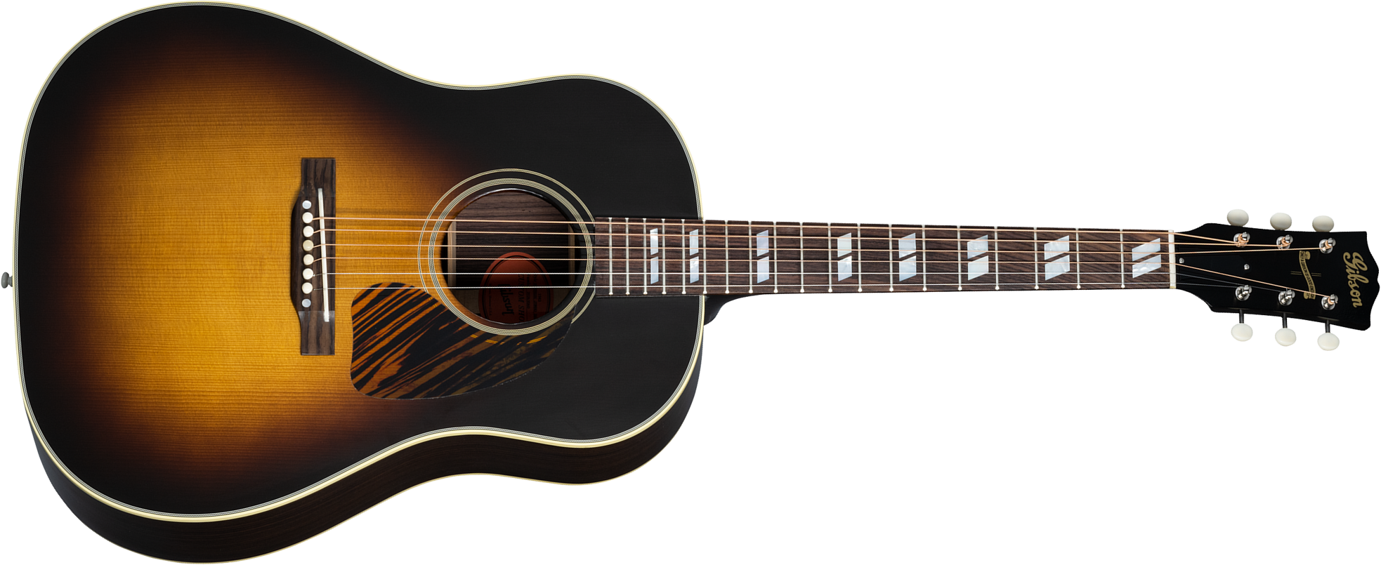 Gibson Custom Shop Southern Jumbo 1942 Banner Historic Dreadnought Rs Epicea Palissandre Rw - Vos Vintage Sunburst - Folk-Gitarre - Main picture
