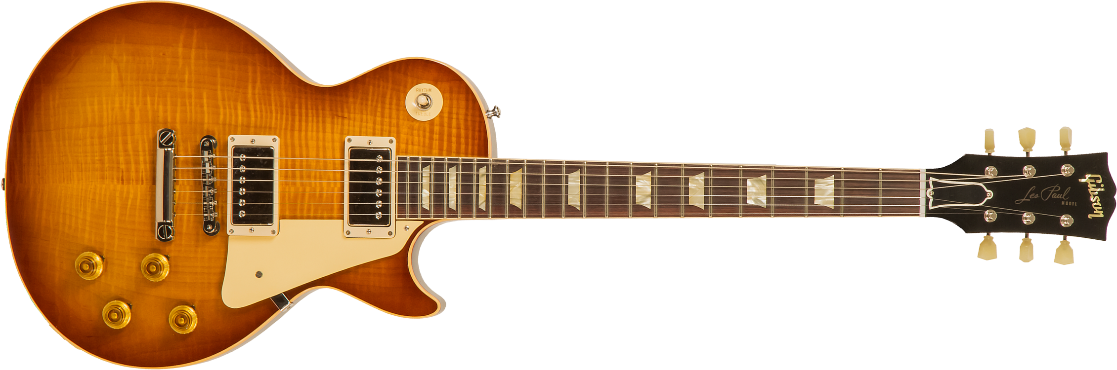 Gibson Custom Shop Standard Historic Les Paul Standard 1959 2h Ht Rw - Gloss Lemonburst - Single-Cut-E-Gitarre - Main picture