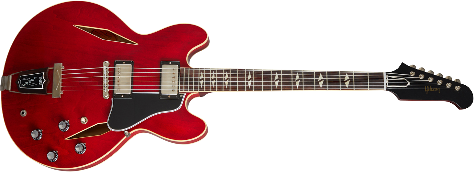 Gibson Custom Shop Trini Lopez Standard 1964 Reissue 2h Ht Rw - Vos Sixties Cherry - Semi-Hollow E-Gitarre - Main picture