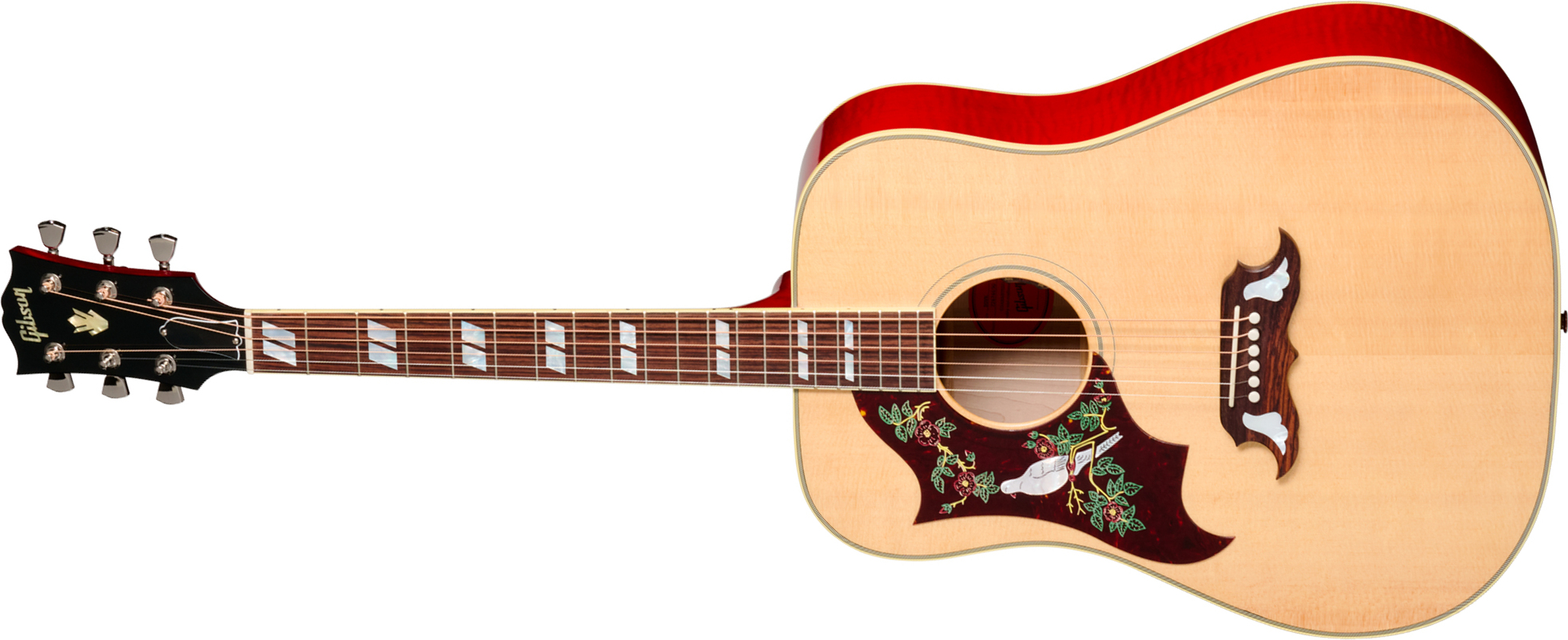 Gibson Dove Lh Original (baggs Hifi Dna) Dreadnought Gaucher Epicea Erable Rw - Antique Natural - Folk-Gitarre - Main picture