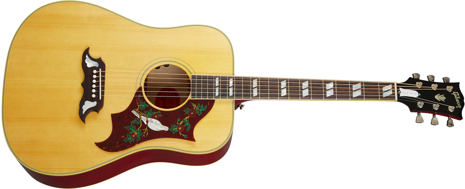 Gibson Dove Original 2020 Dreadnought Epicea Erable Rw - Antique Natural - Elektroakustische Gitarre - Main picture