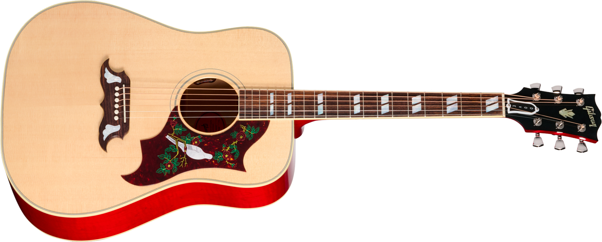 Gibson Dove Original (baggs Hifi Dna) Dreadnought Epicea Erable Rw - Antique Natural - Folk-Gitarre - Main picture