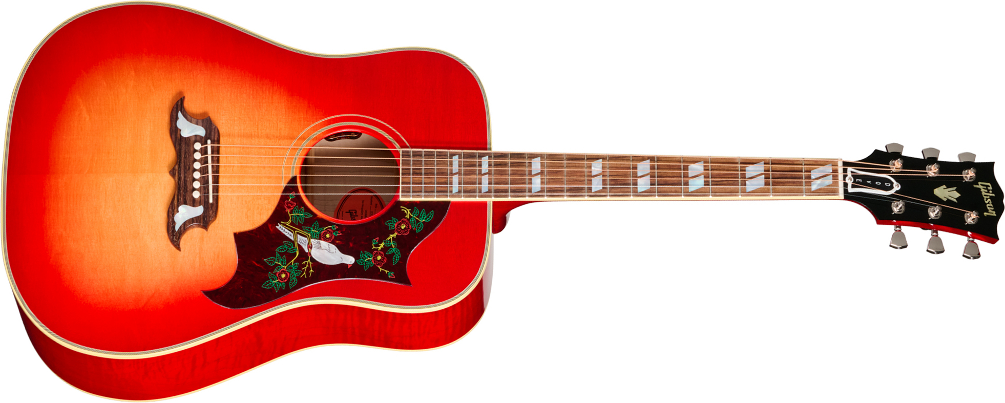 Gibson Dove Original (baggs Hifi Dna) Dreadnought Epicea Erable Rw - Vintage Cherry Sunburst - Folk-Gitarre - Main picture