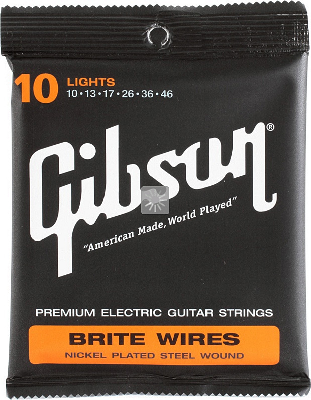 Gibson Jeu De 6 Cordes Electric (6) Brite Wires Seg-700l 10-46 - E-Gitarren Saiten - Main picture