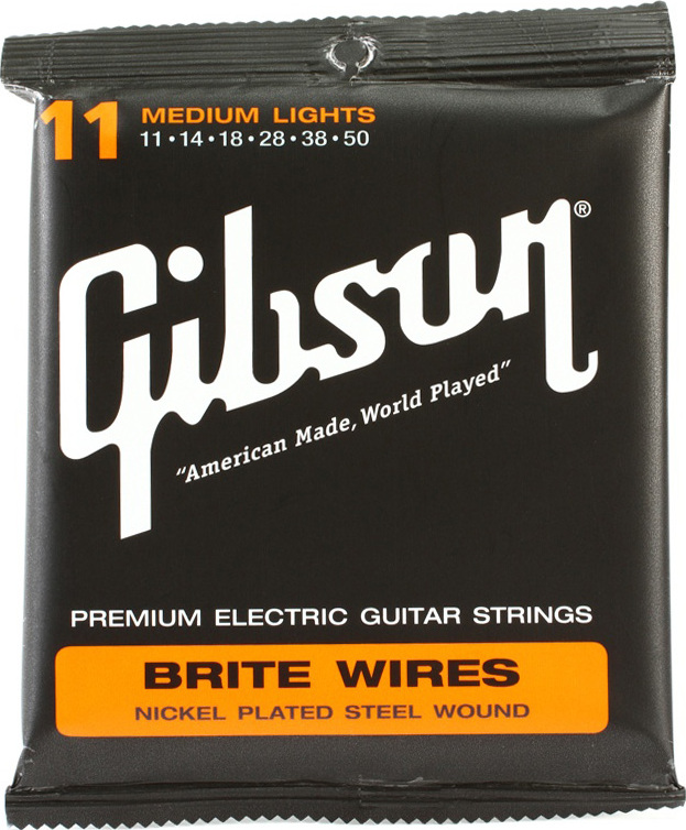 Gibson Jeu De 6 Cordes Electric (6) Brite Wires Seg-700ml 11-50 - E-Gitarren Saiten - Main picture