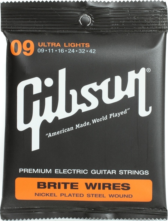 Gibson Jeu De 6 Cordes Electric (6) Brite Wires Seg-700ul 9.42 - E-Gitarren Saiten - Main picture