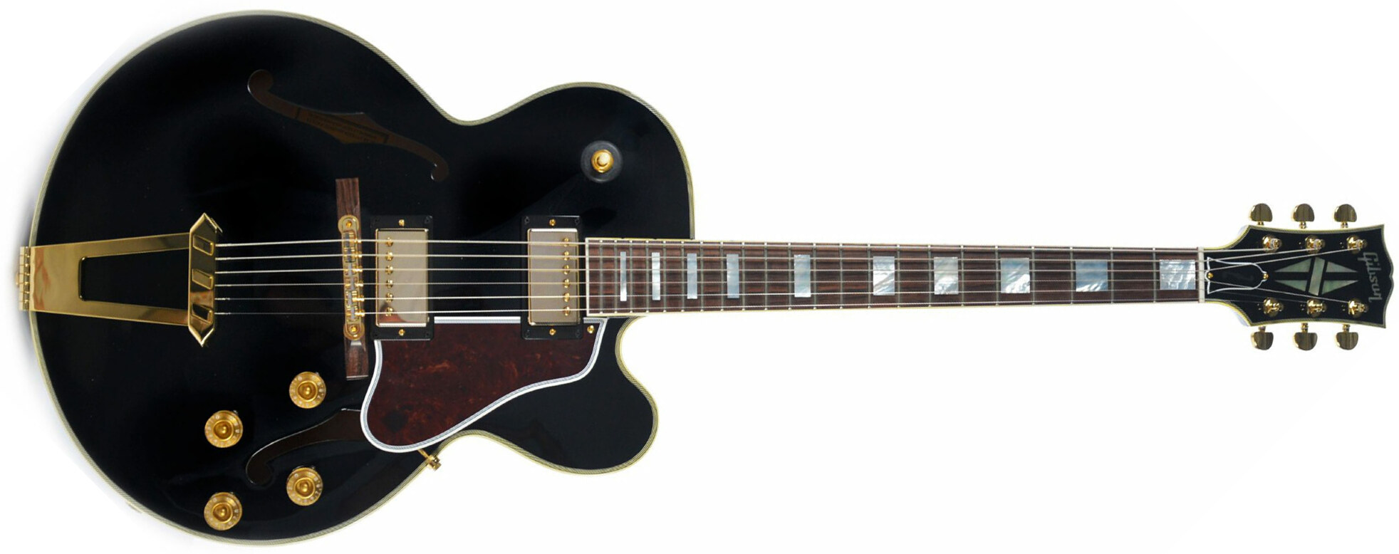 Gibson Es-275 Custom 2018 Ltd - Ebony - Hollowbody E-Gitarre - Main picture