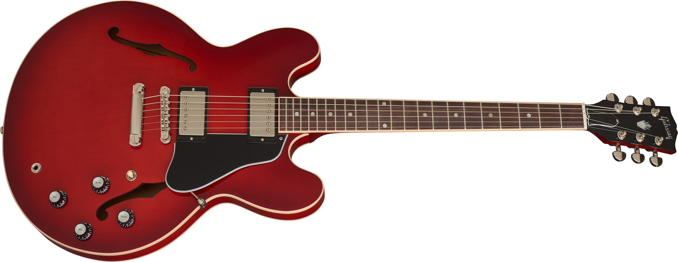 Gibson Es-335 Dot 2019 Hh Ht Rw - Cherry Burst - Semi-Hollow E-Gitarre - Main picture