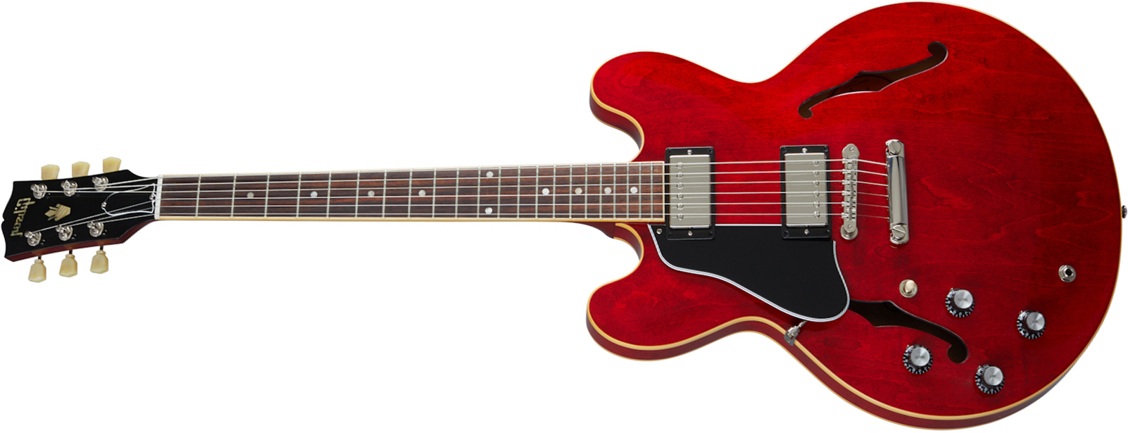 Gibson Es-335 Dot Lh Original 2020 Gaucher 2h Ht Rw - Sixties Cherry - E-Gitarre für Linkshänder - Main picture