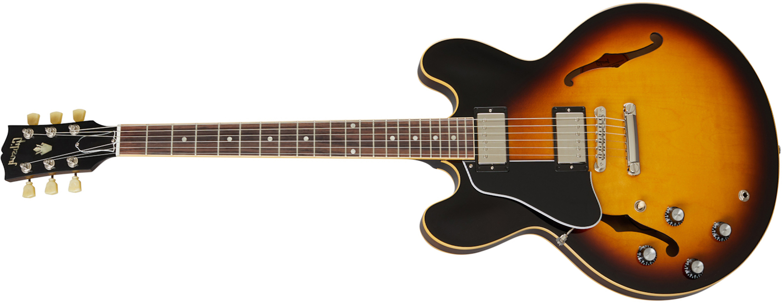 Gibson Es-335 Dot Lh Original 2020 Gaucher 2h Ht Rw - Vintage Burst - E-Gitarre für Linkshänder - Main picture
