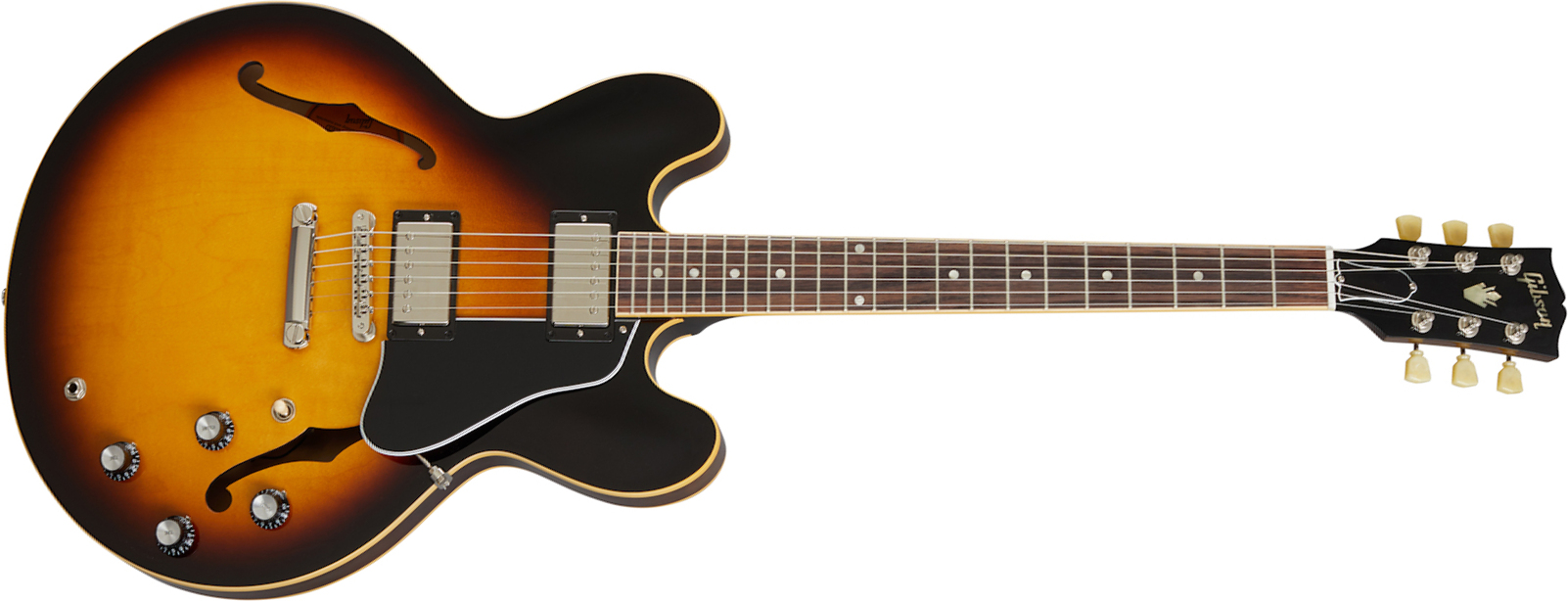 Gibson Es-335 Dot Original 2020 2h Ht Rw - Vintage Burst - Semi-Hollow E-Gitarre - Main picture