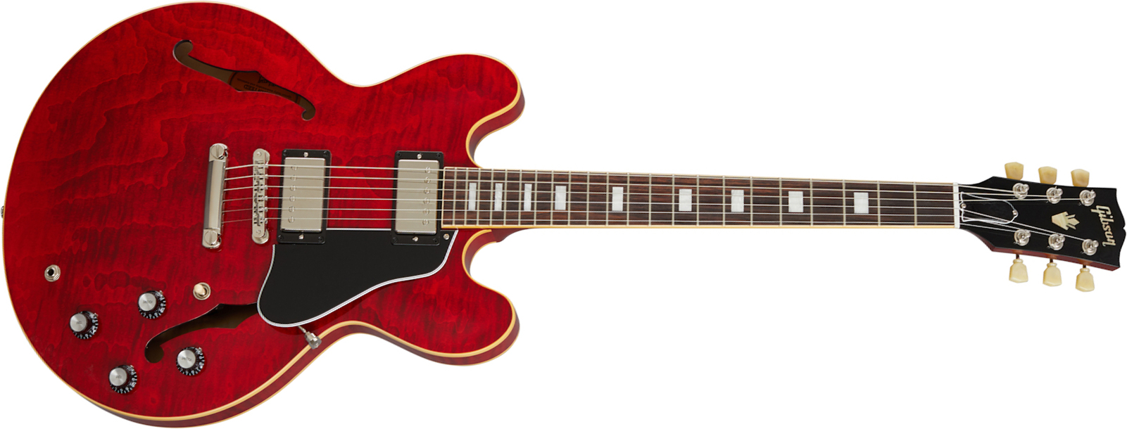 Gibson Es-335 Figured Original 2020 2h Ht Rw - Sixties Cherry - Semi-Hollow E-Gitarre - Main picture