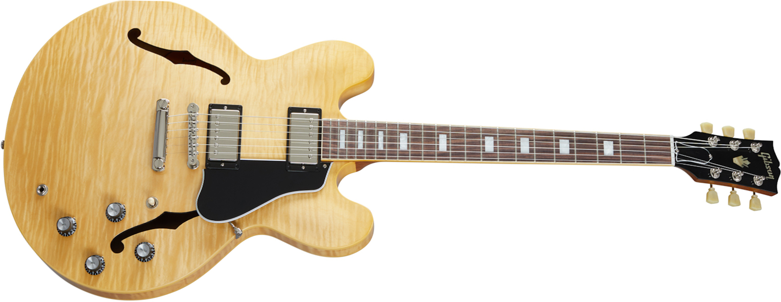 Gibson Es-335 Figured Original 2020 2h Ht Rw - Antique Natural - Semi-Hollow E-Gitarre - Main picture