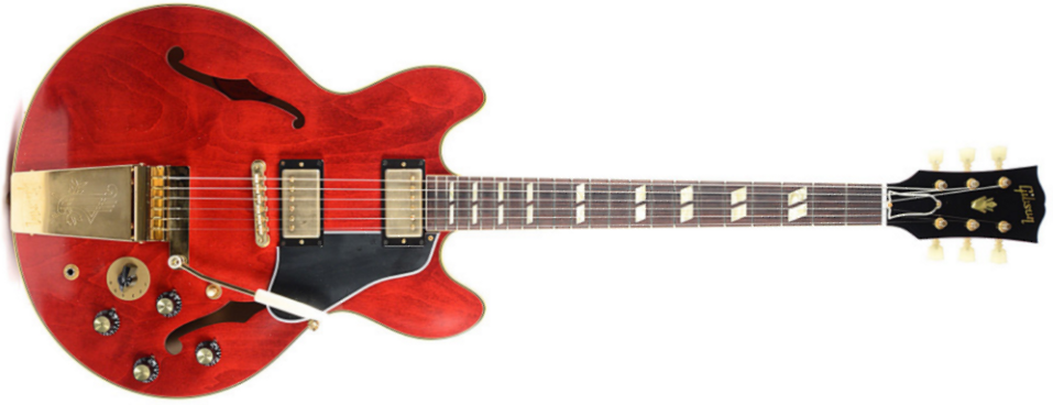 Gibson Es-345tdc 1964 Maestro 2016 - Vos, Sixties Cherry - Semi-Hollow E-Gitarre - Main picture