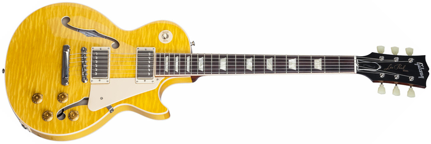 Gibson Es-les Paul 2016 - Trans Amber - Semi-Hollow E-Gitarre - Main picture