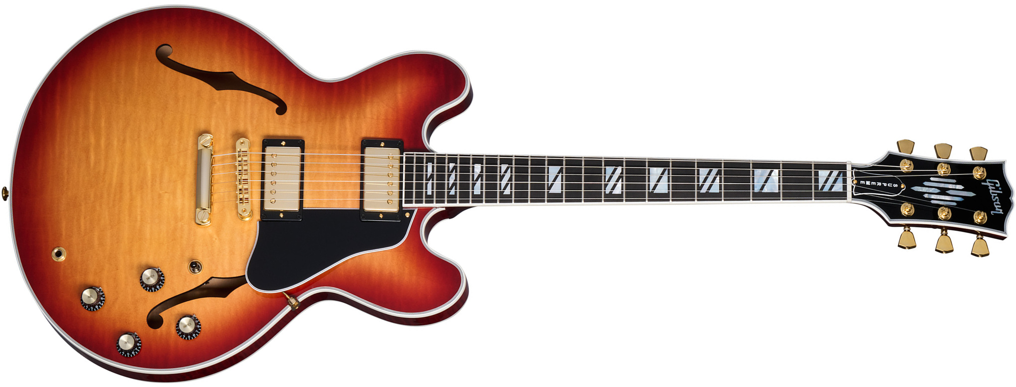 Gibson Es Supreme 2h Ht Eb - Bourbon Burst - Semi-Hollow E-Gitarre - Main picture